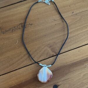 Ancient agate from Panama handcrafted necklace